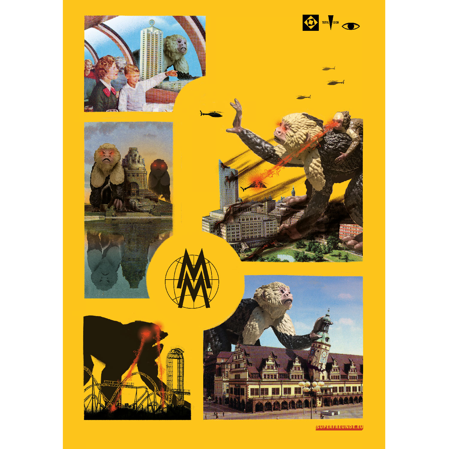 Leipzig city poster