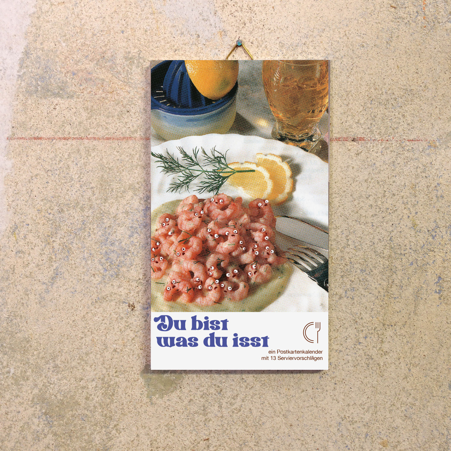 food for throught , postcard calendar