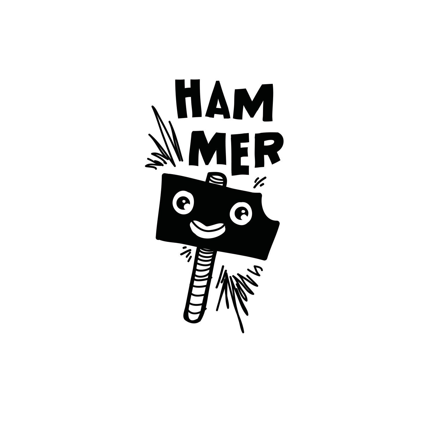 Hammer / Einzelstempel / 2x4cm