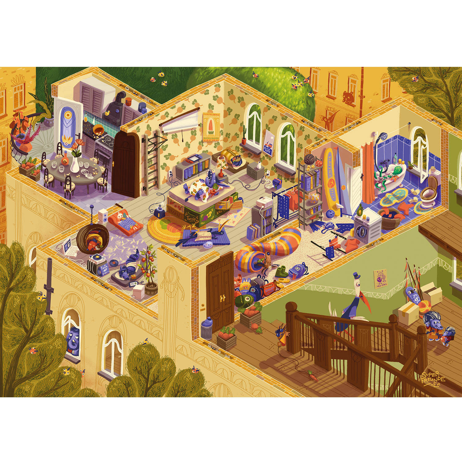 Flora Famosa – The Celebration, A3 poster copy