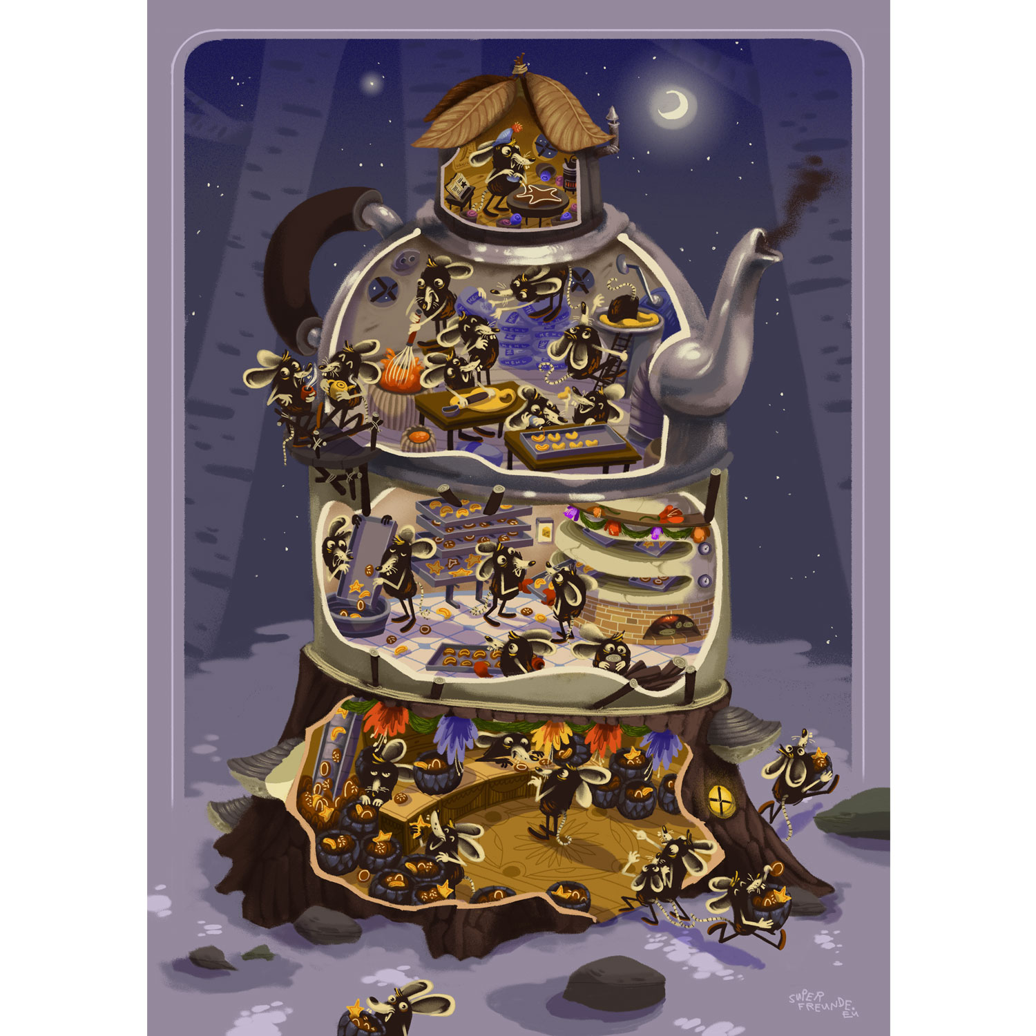 Bommels Backstube, Plakat A3