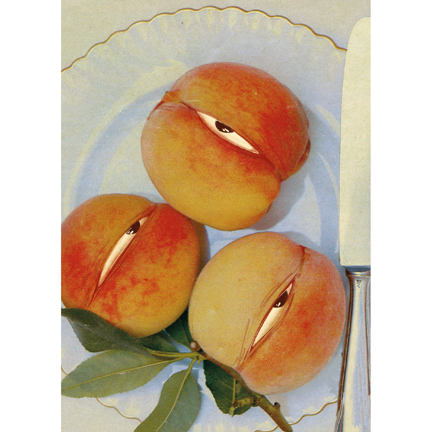 Peaches Postkarte