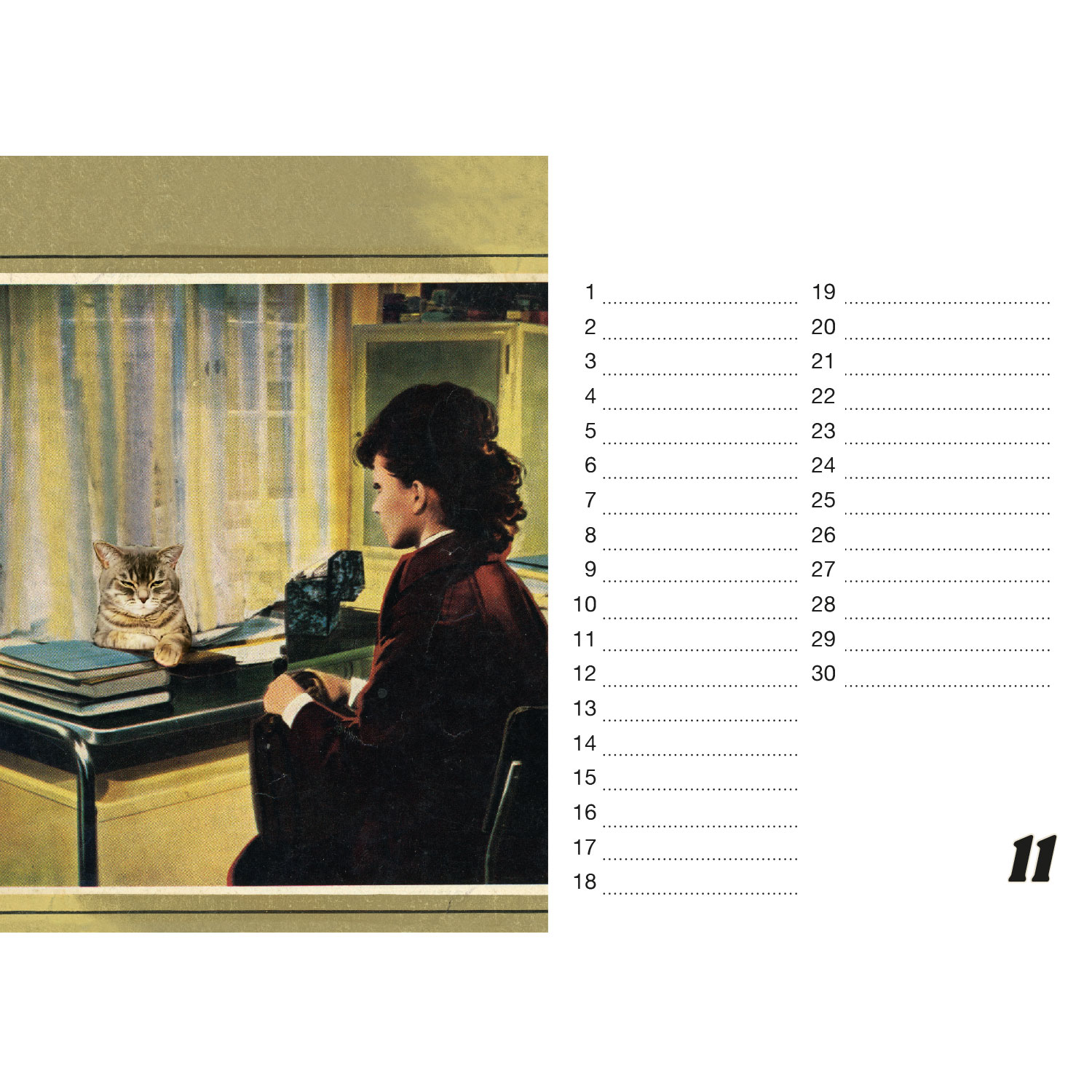 Streuner, Tischkalender A5 Querformat Streuner, Tischkalender A5 Querformat