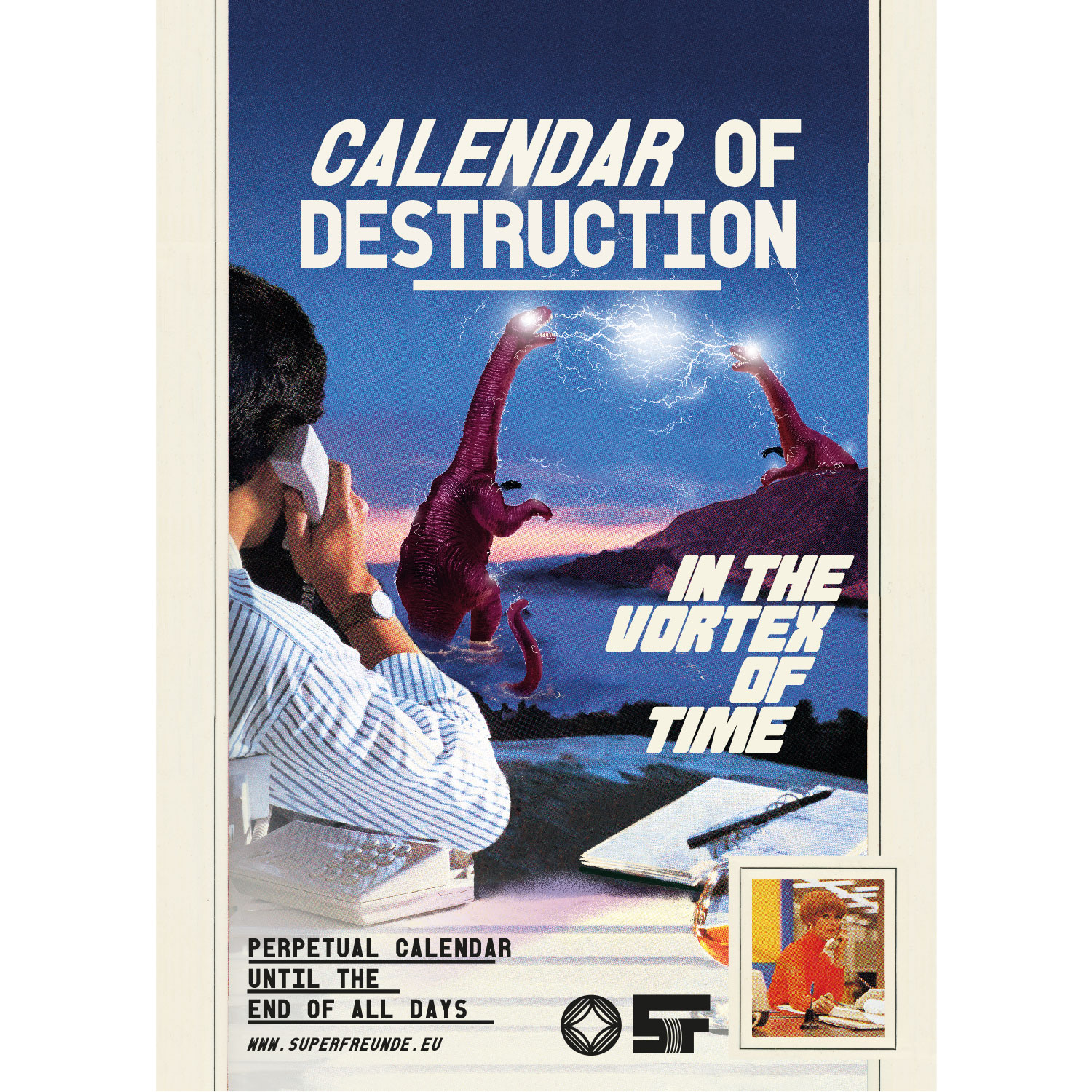 Calendar of Destruction - in the vortex of time - A4 Kalender