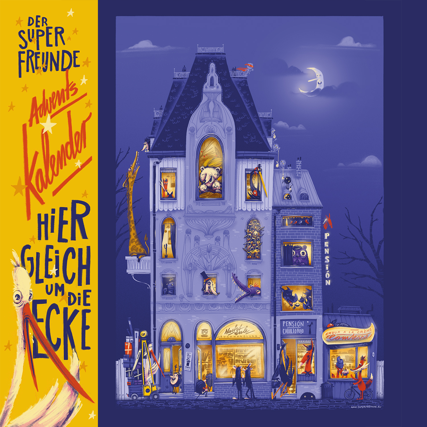 Adventskalender - Hier gleich um die Ecke, A3 Adventskalender - Hier gleich um die Ecke, A3