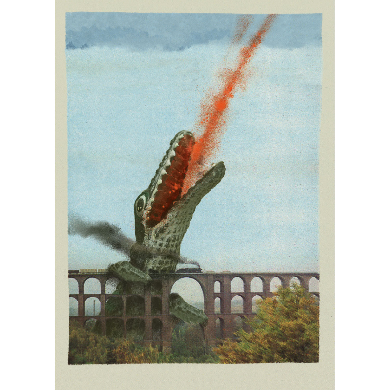 Göltschtal bridge postcard Göltschtal bridge postcard