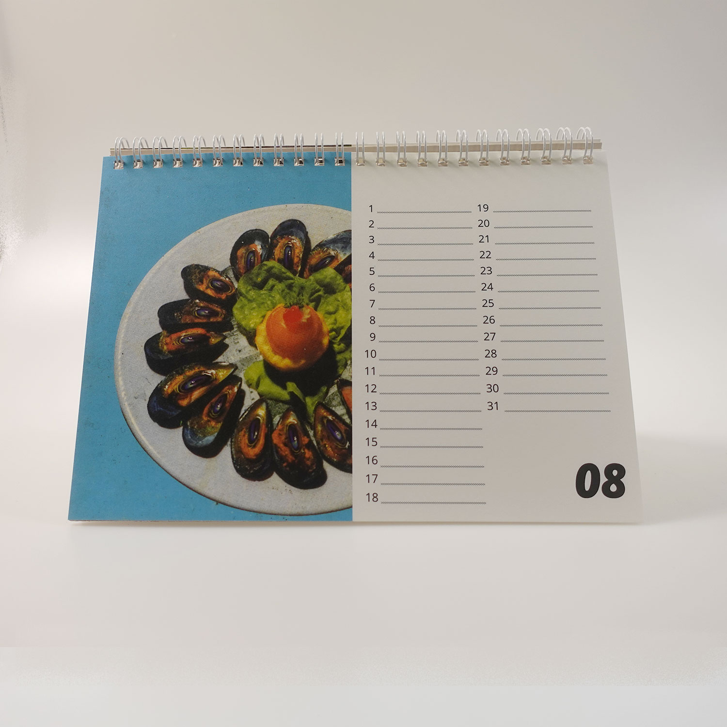 Calendario da tavolo "Sei quello che mangi" - formato A5 orizzontale