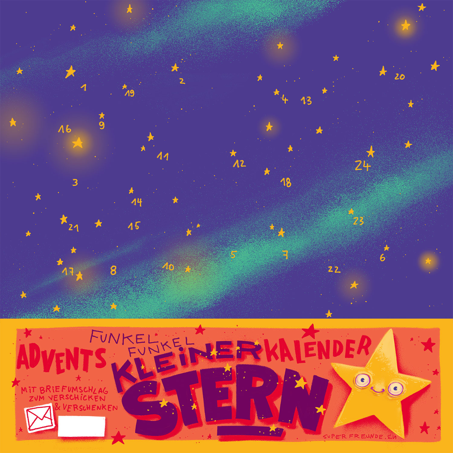 Adventskalender - Funkel, Funkel, kleiner Stern, A5