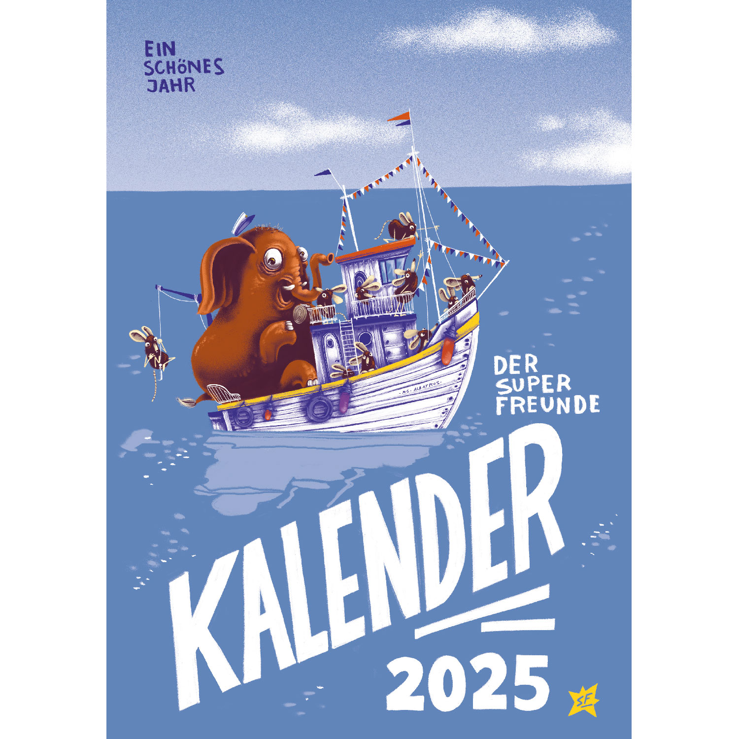 Der Jahreskalender 2025 Superfreunde in A3