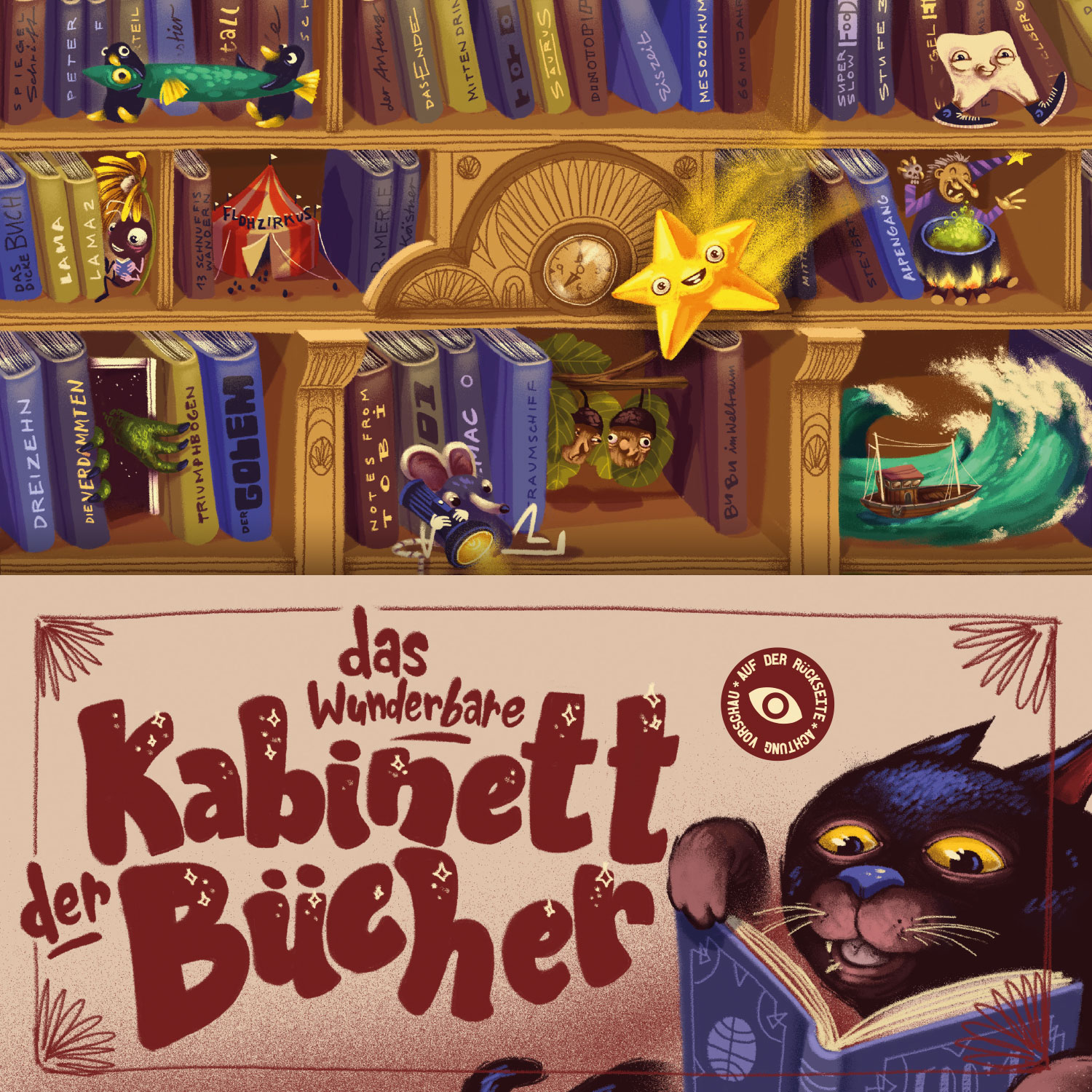 Adventskalender -Das wunderbare Kabinett der Bücher, A4