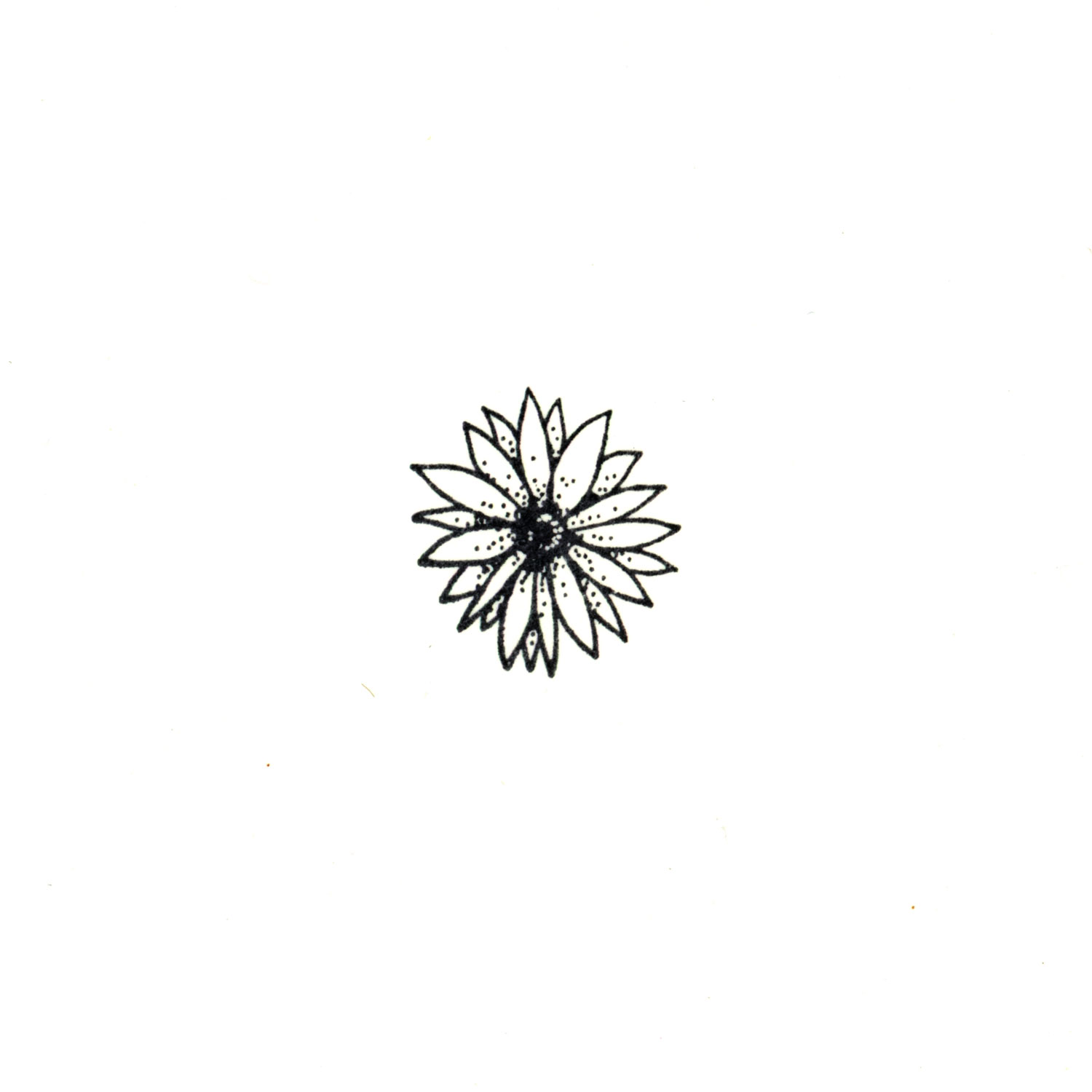 Blume/ Einzelstempel /2x2cm