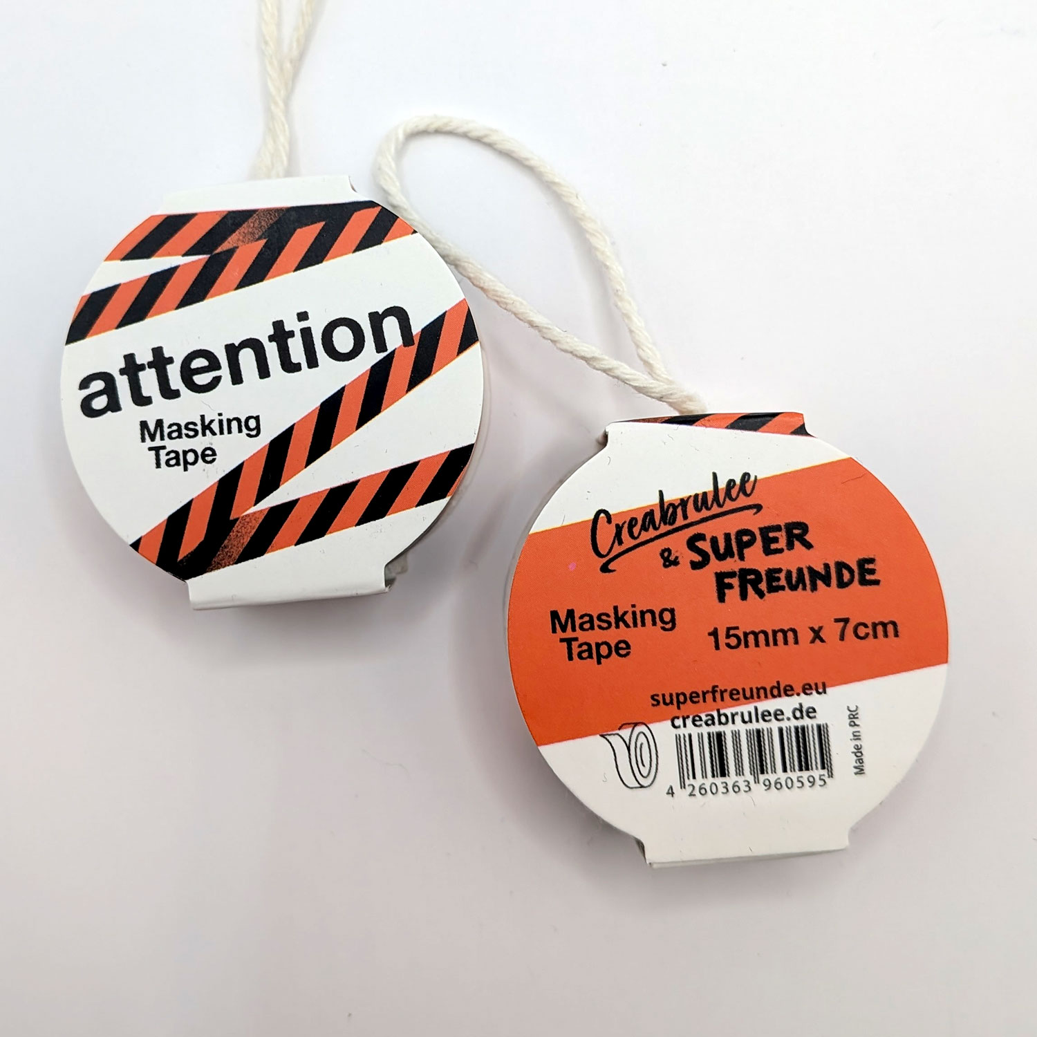 Washitape, Attention