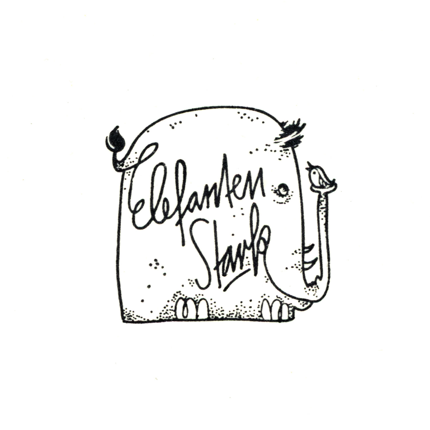 Elefantenstark/ Einzelstempel /4x4cm