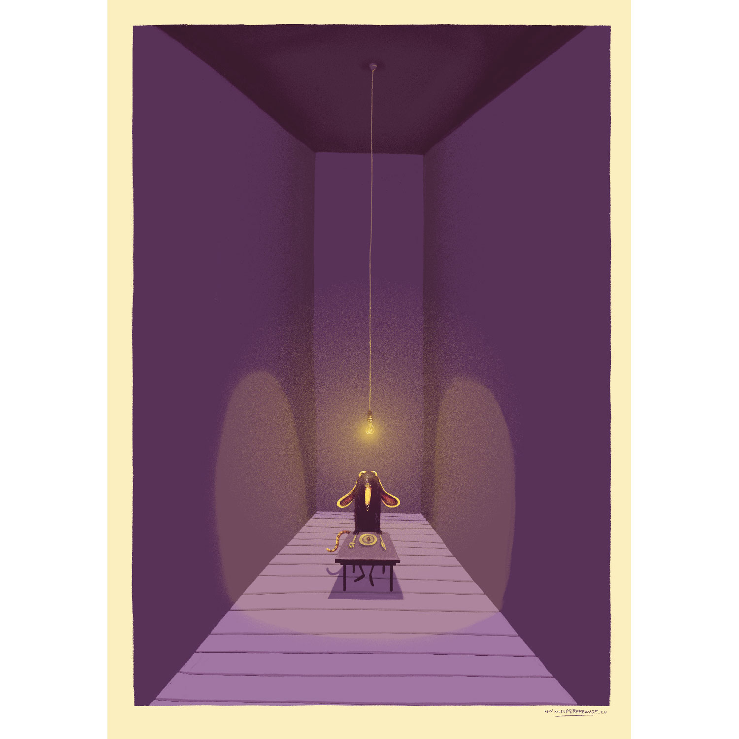 Das kleine Tellerchen, Plakat 50x70 Das kleine Tellerchen, Plakat 50x70
