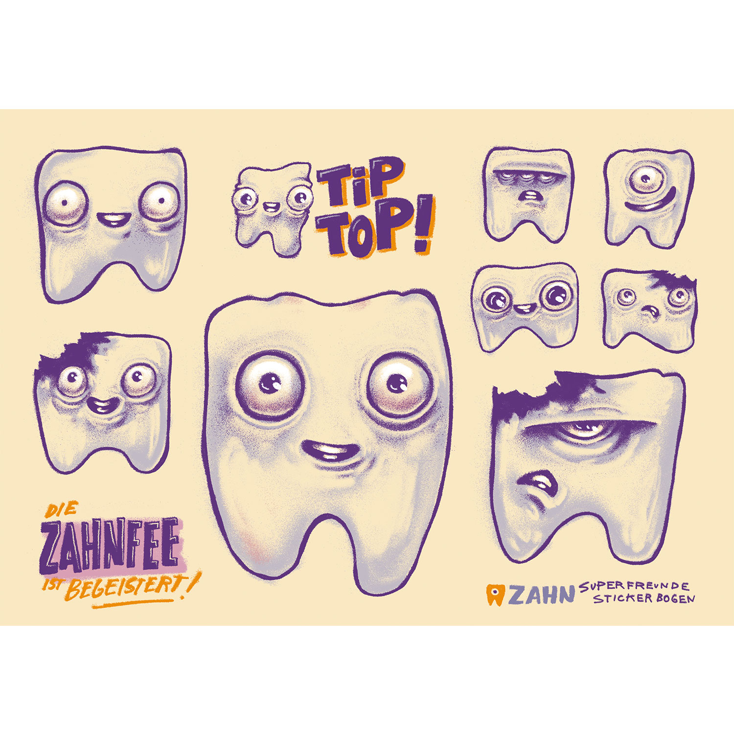 Melon boy sticker sheet Melon boy sticker sheet