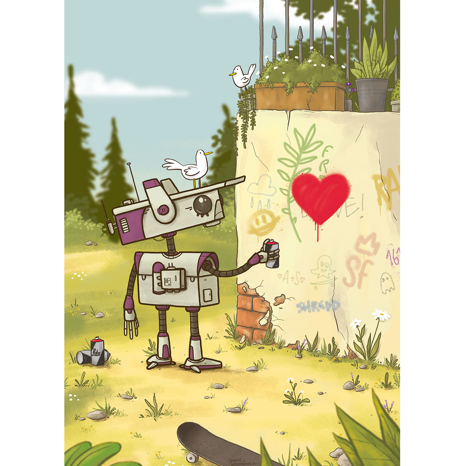 Robo Heart, Plakat A3