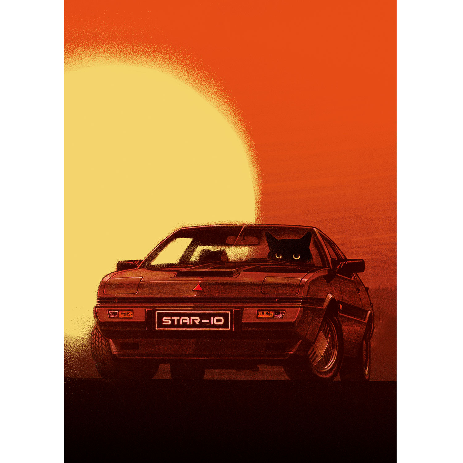 Stray Rider Part 2, A3 poster