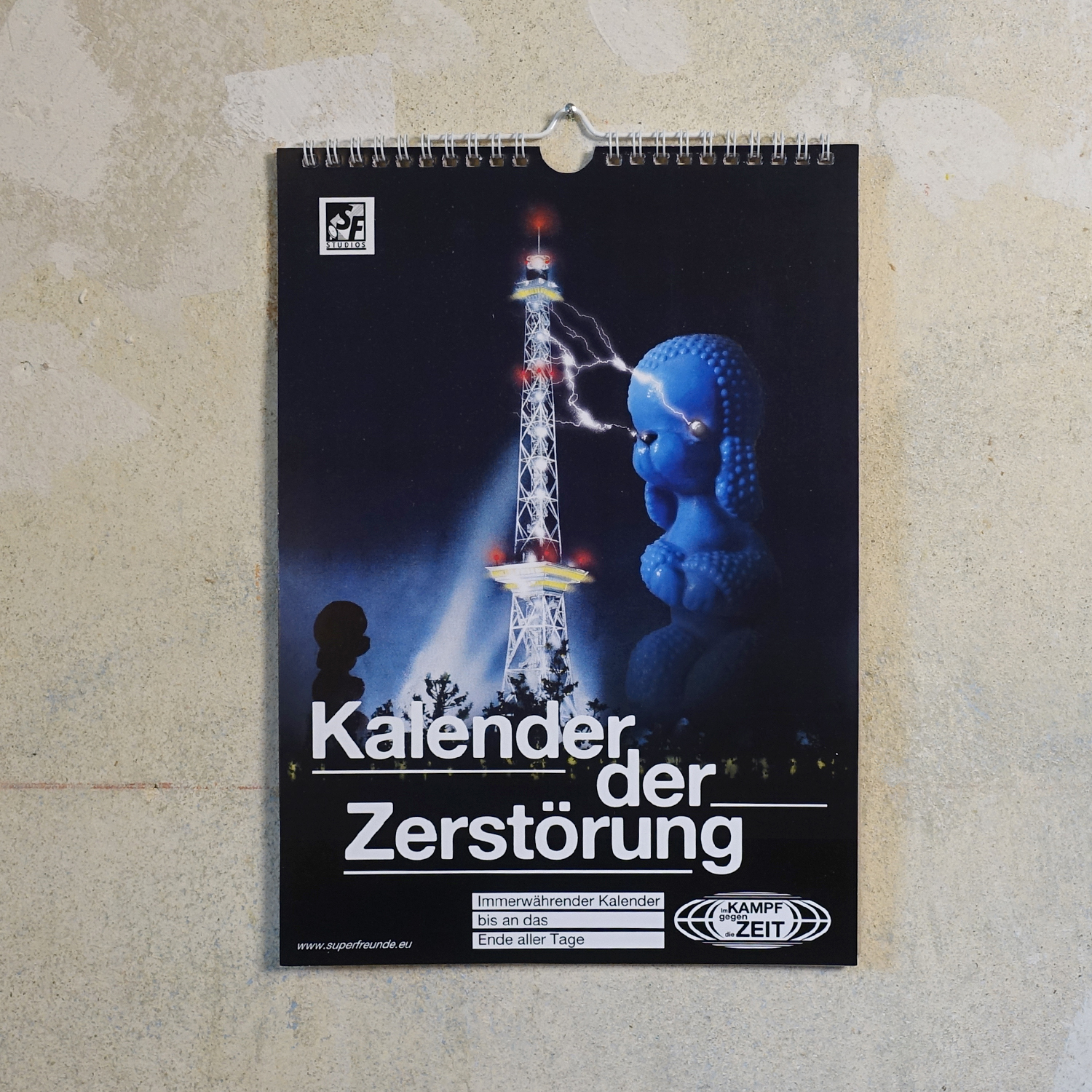 Kalender der Zerstörung - Kampf gegen die Zeit, Immerwährender Kalender A4 Kalender der Zerstörung - Kampf gegen die Zeit, Immerwährender Kalender A4