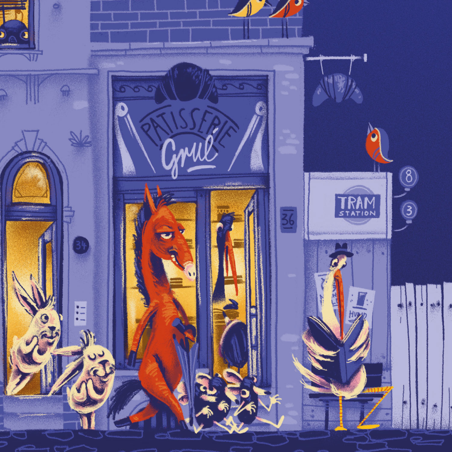 Advent calendar A3 Here just around the corner Advent calendar A3 Here just around the corner