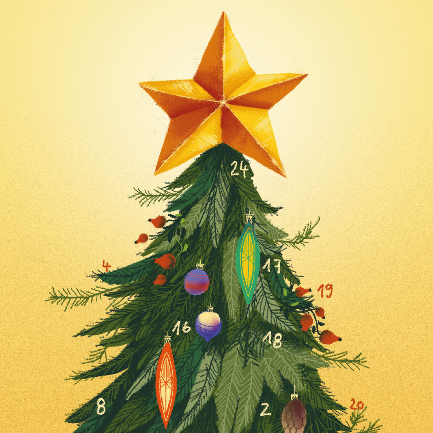 Advent calendar A3 Here just around the corner