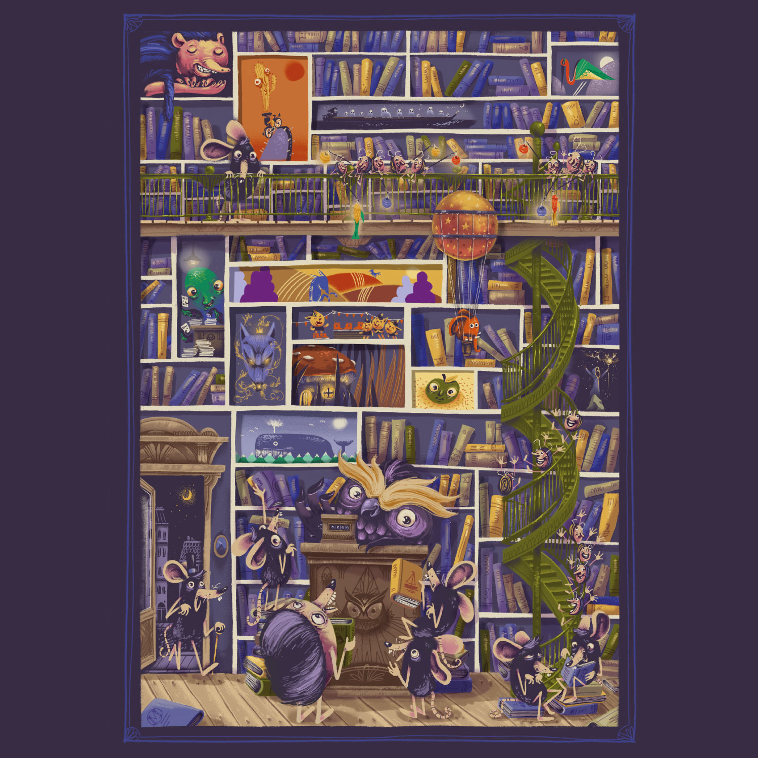 Advent calendar A3 Here just around the corner