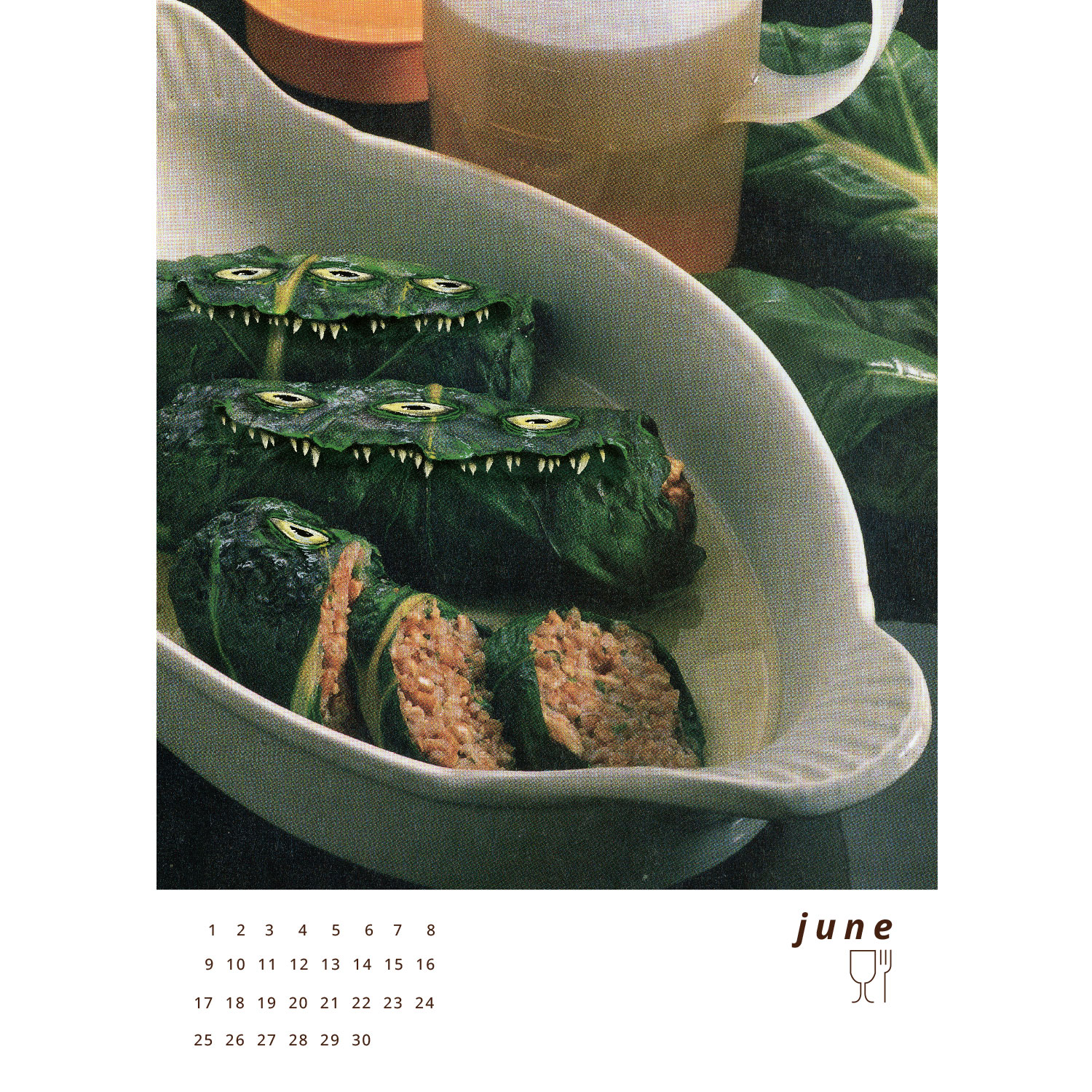 food for throught,  Immerwährender Kalender A4