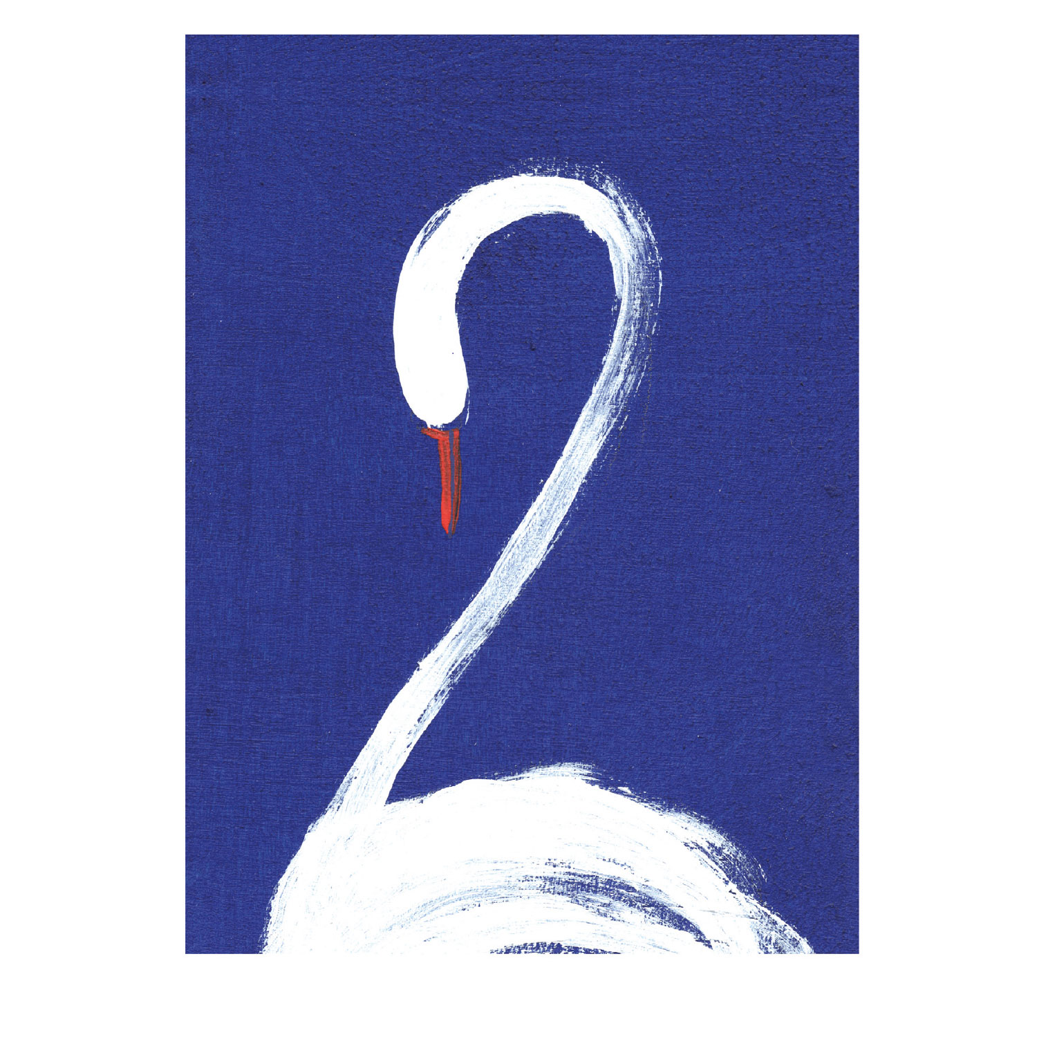 Schwan, Postkarte