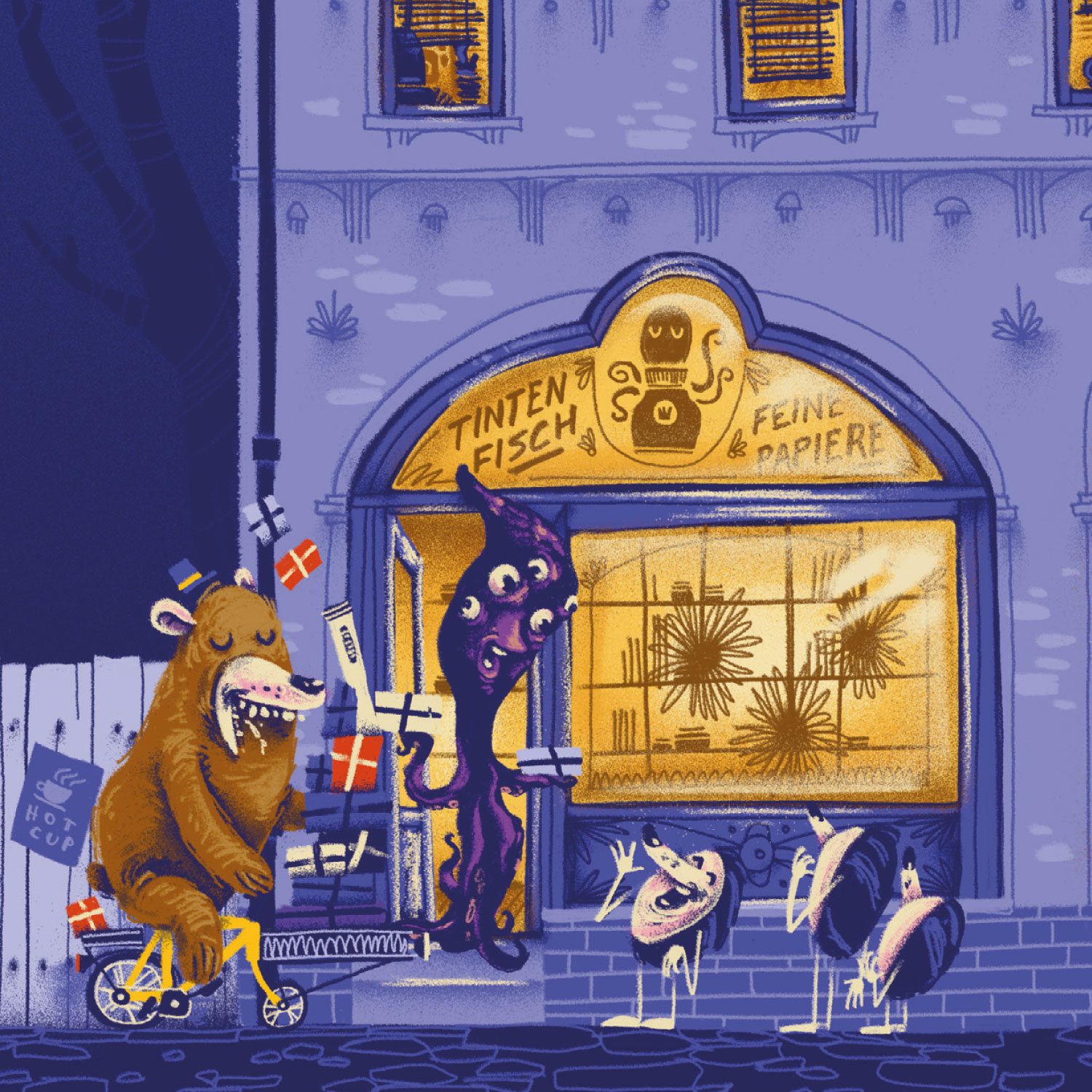 Advent calendar A3 Here just around the corner Advent calendar A3 Here just around the corner