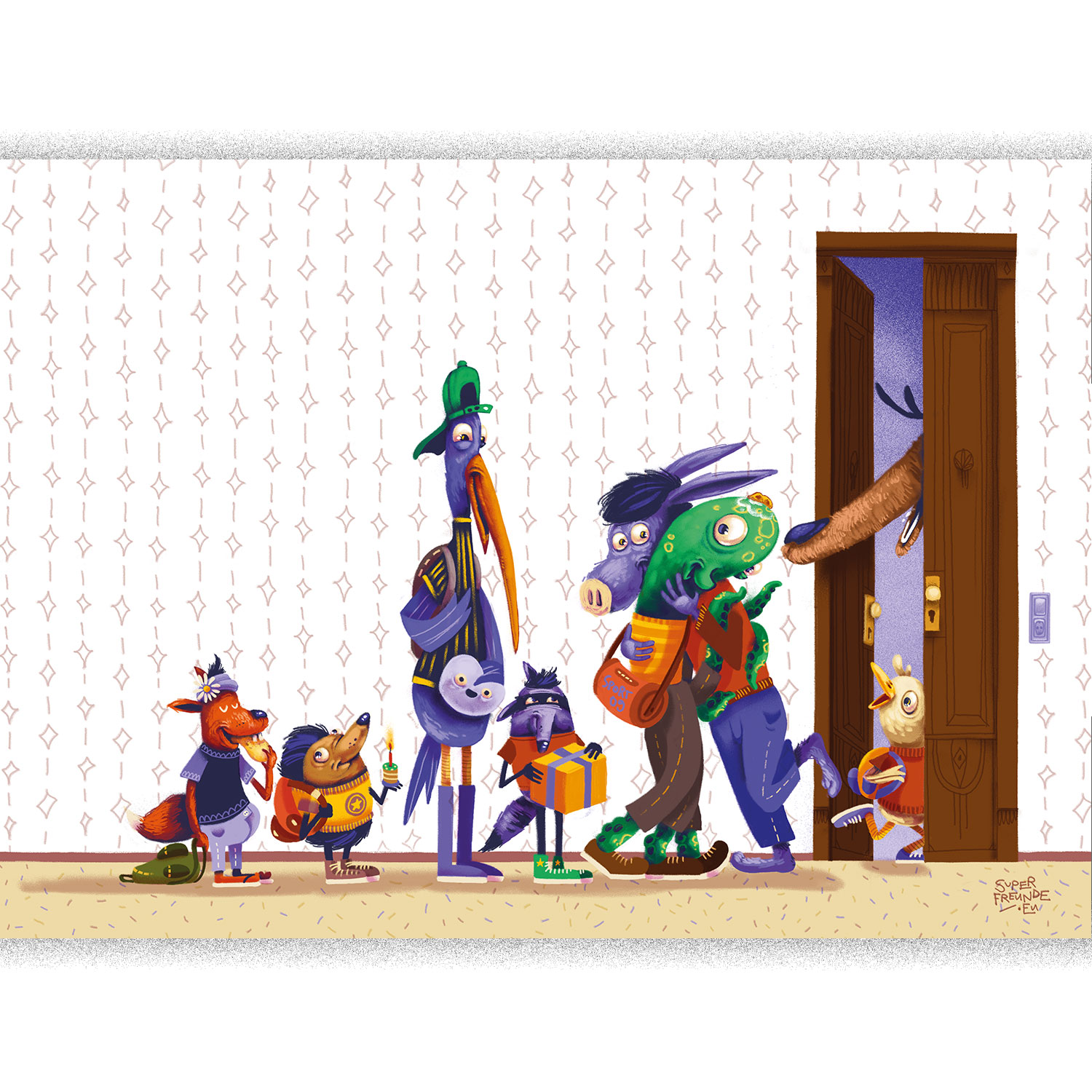 Flora Famosa – The Celebration, A3 poster