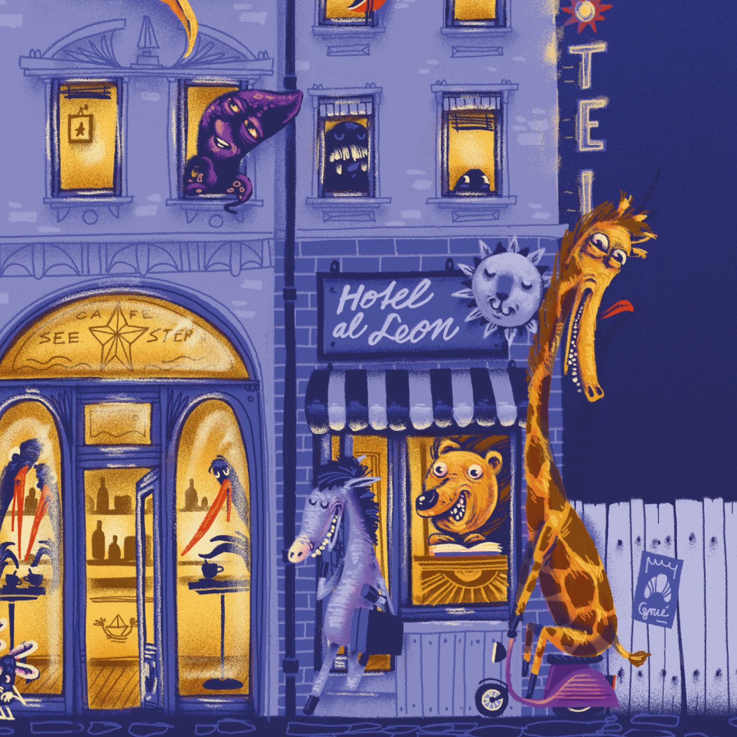 Advent calendar A3 Here just around the corner