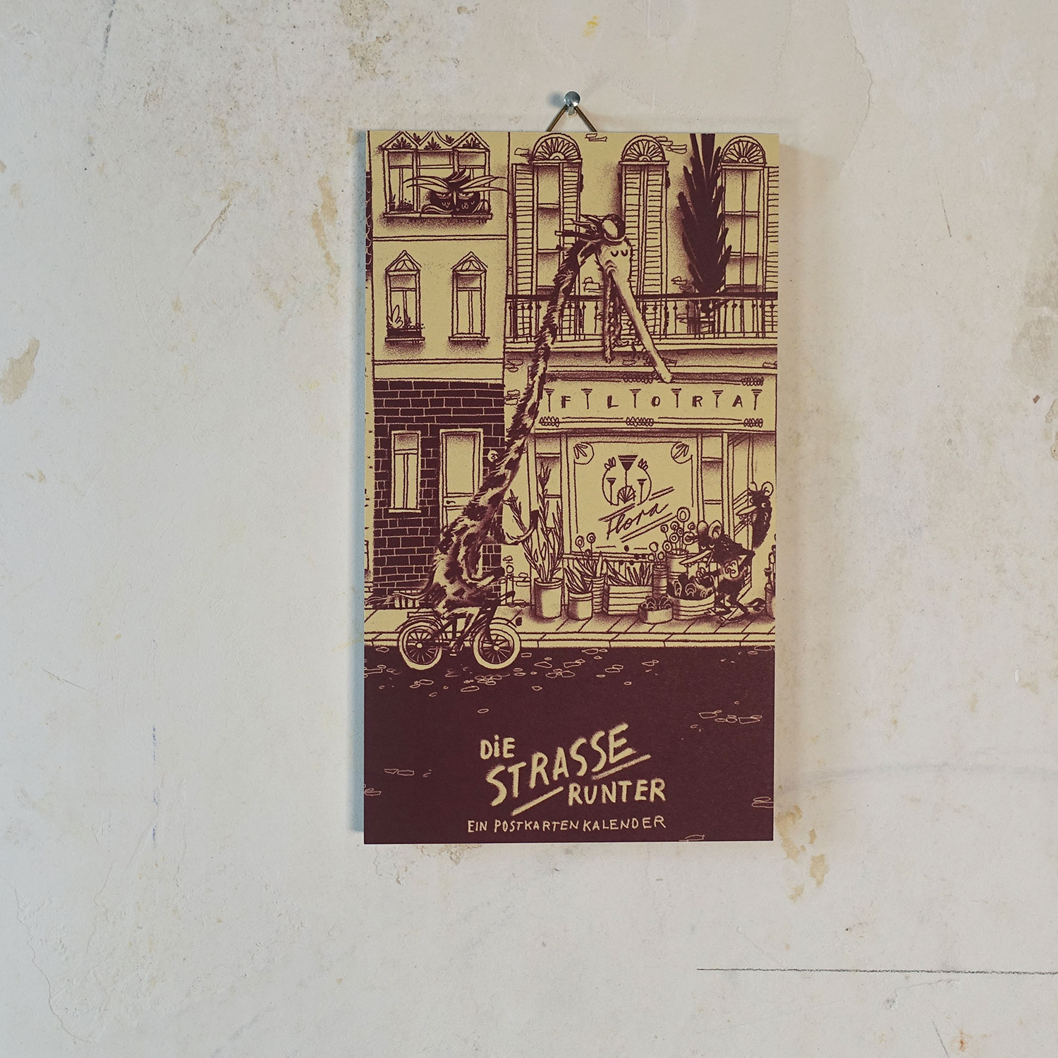 Die Strasse runter, Postkartenkalender Die Strasse runter, Postkartenkalender