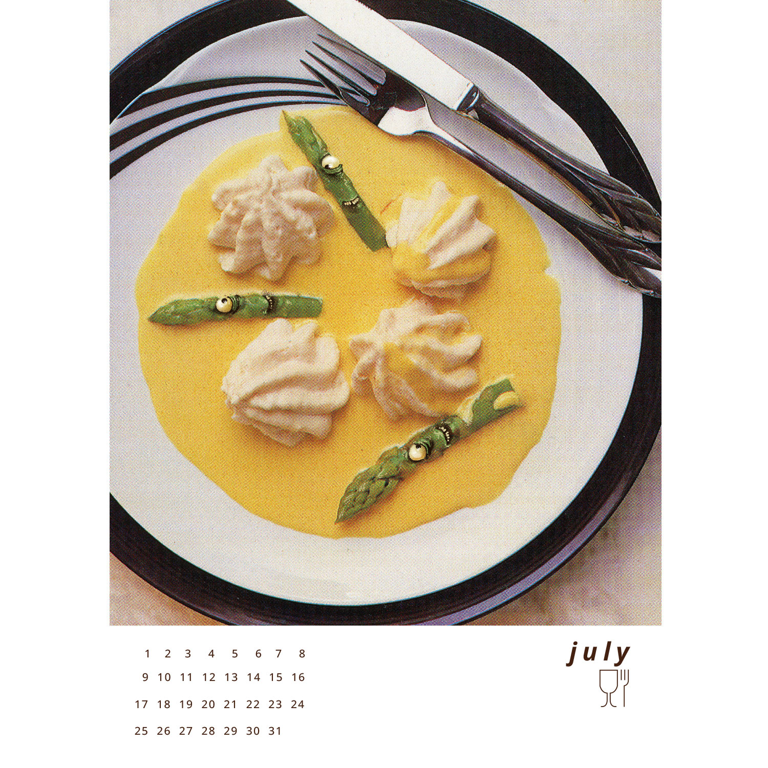 food for throught,  Immerwährender Kalender A4