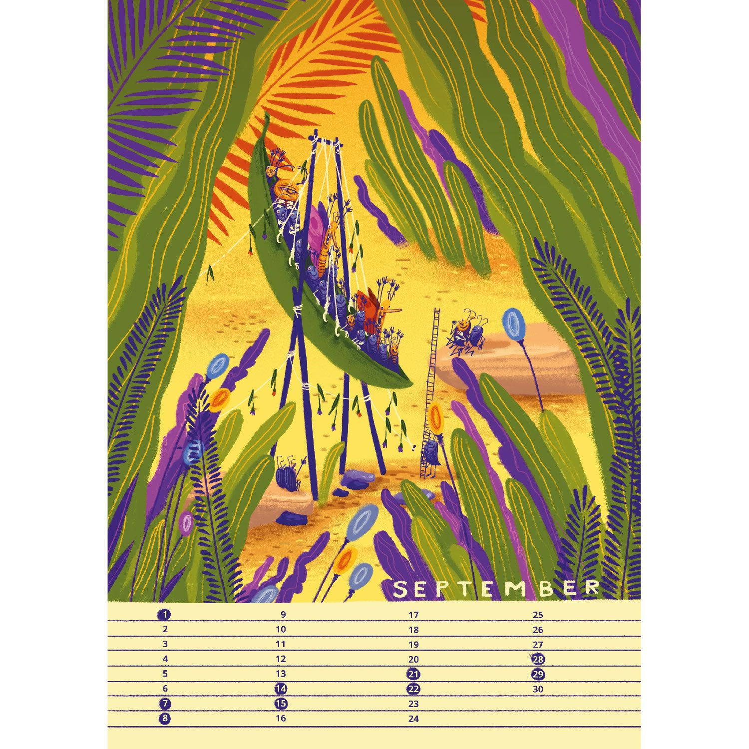 Calendario Anual 2024 Superamigos en A4 y A3 Din A3 SF6037.2